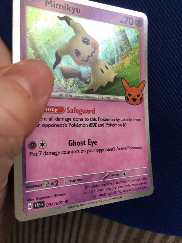 POKEMON TRADING  CARD - MIMIKYU / FOIL CARD  SHINY