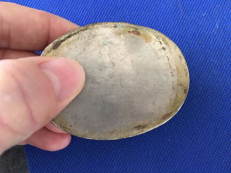ANTIQUE SILVER AND PORCELAIN TRINKET OR PILL BOX