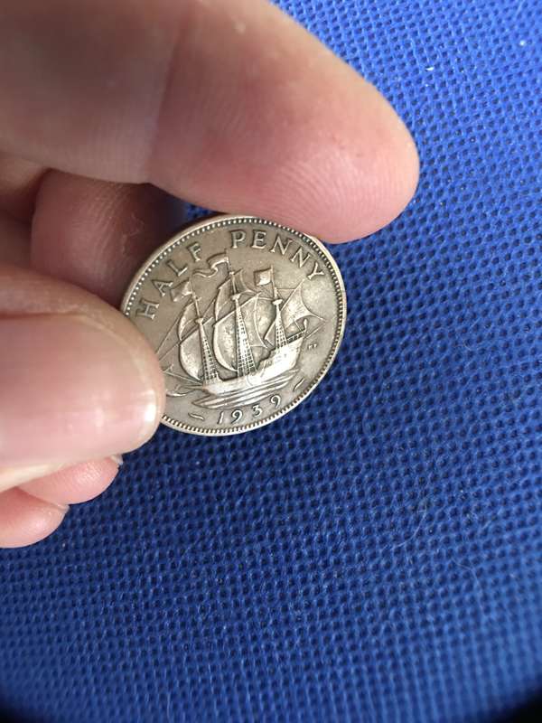 GREAT BRITAIN HALF PENNY 1939