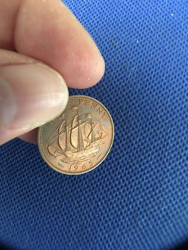GREAT BRITAIN HALF PENNY 1965