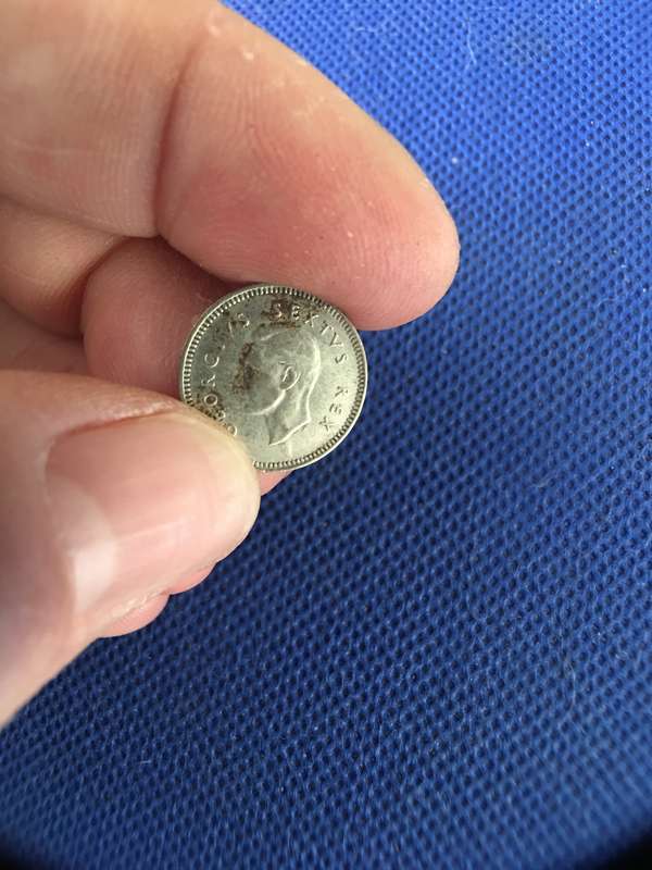 SOUTH AFRICA 1952 3D TICKY COIN