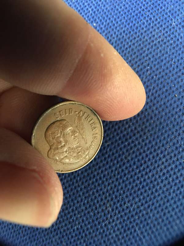 SOUTH AFRICA 1c COIN - JAN VAN RIEBEECK - AFRIKAANS