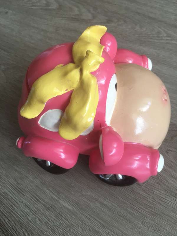 VINTAGE MONEY  BOX THE CARS  FROM DISNEY CARTOONS