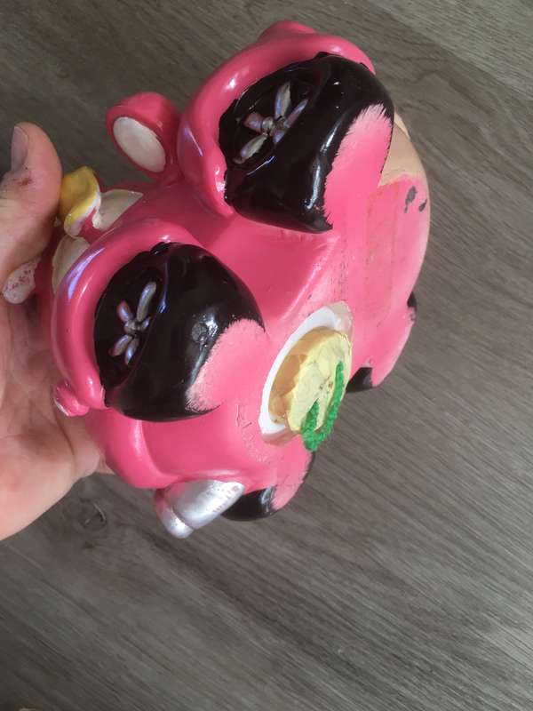 VINTAGE MONEY  BOX THE CARS  FROM DISNEY CARTOONS