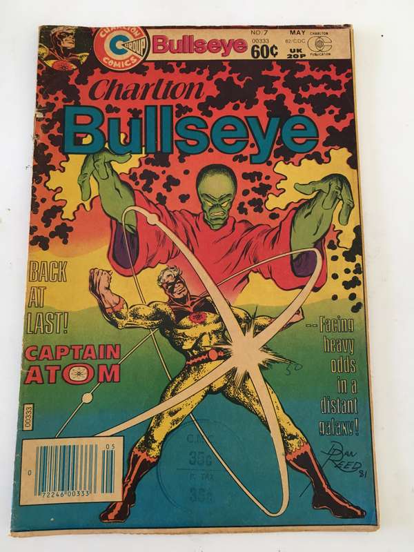 CHARLTON COMICS - BULLSEYE - CAPTAIN ATOM - VOL. 2  NO. 7 - 1982
