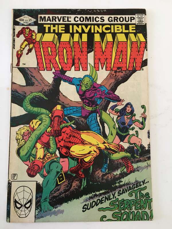 MARVEL COMICS GROUP - THE INVINCIBLE - IRON MAN - VOL. 1  NO. 160 - 1982