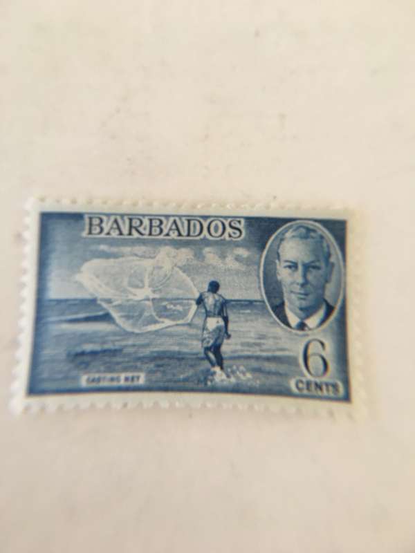 BARBADOS  KING GEORGE VI  UNUESD POSTAGE STAMP