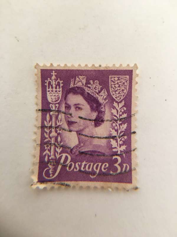 QUEEN ELIZABETH JERSEY  USED  3D STAMP