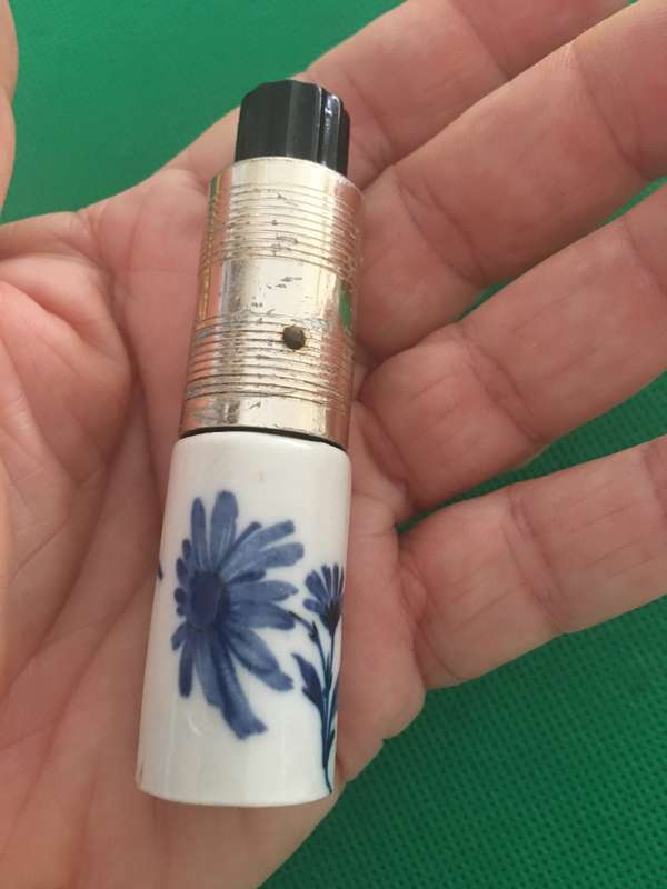 VINTAGE BAVARIAN PORCELAIN PERFUME BOTTLE
