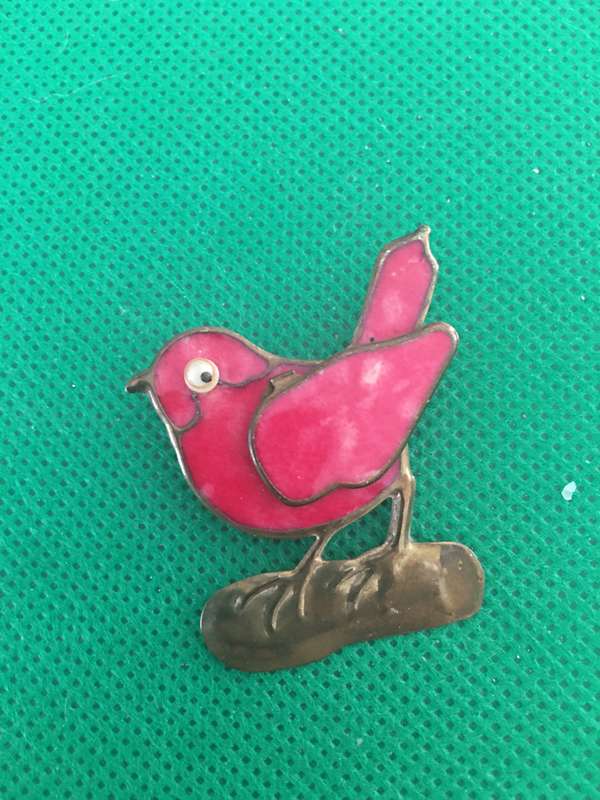 VINTAGE ROBIN BROOCH