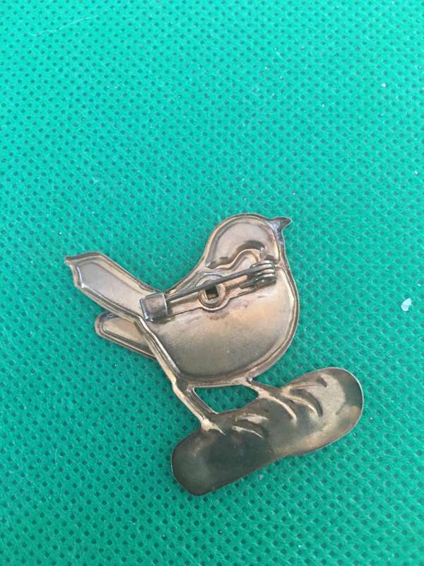 VINTAGE ROBIN BROOCH