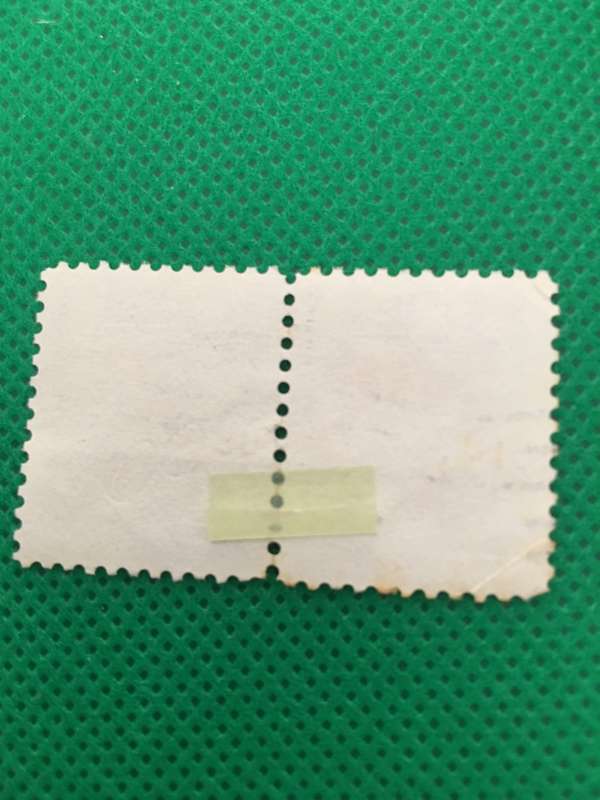 AMERICA PAIR OF USED STAMPS