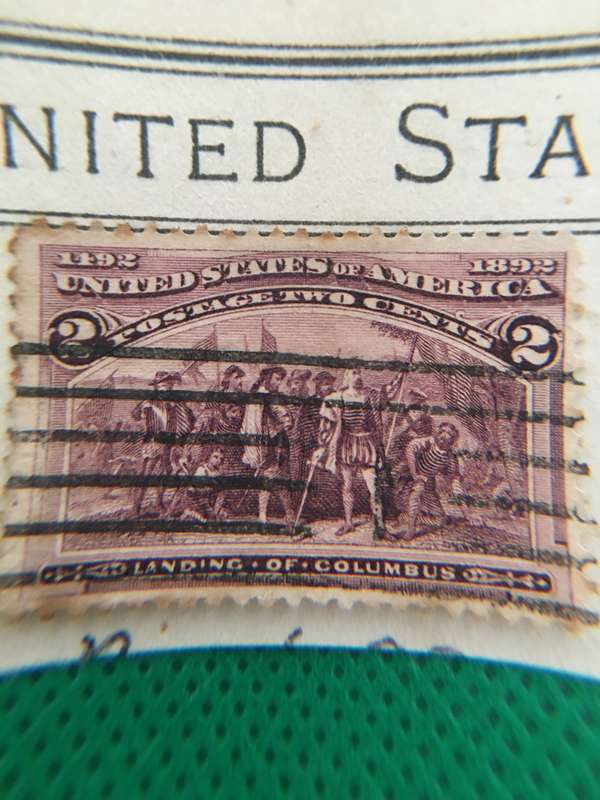 AMERICA USED LANDING OF COLUMBUS - 1492 - 1892  - POSTAGE STAMP