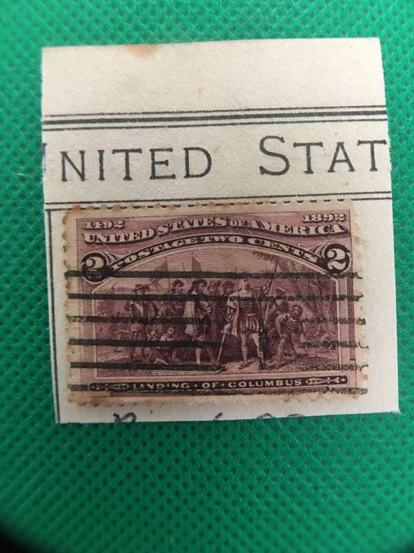 AMERICA USED LANDING OF COLUMBUS - 1492 - 1892  - POSTAGE STAMP