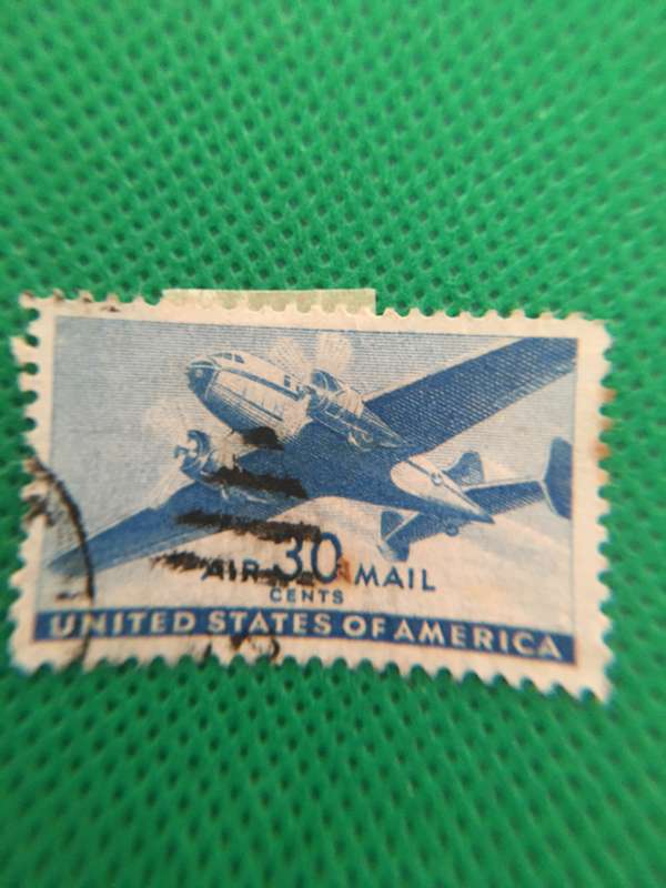 AMERICA USED 30c STAMP