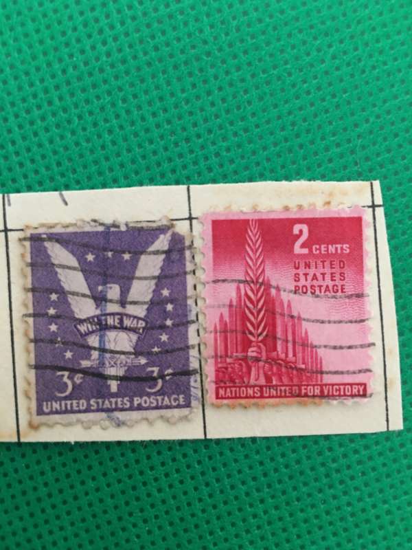 AMERICA 2 USED STAMPS