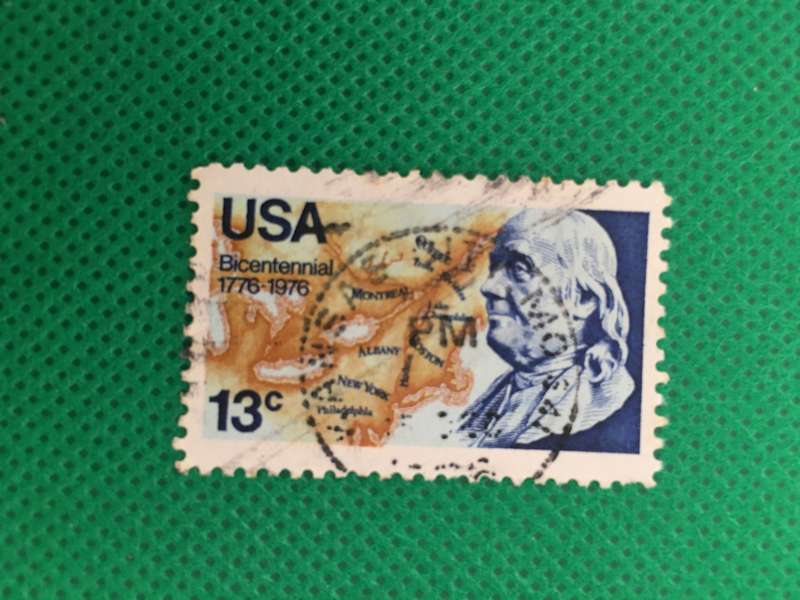 AMERICA USED STAMP 13c