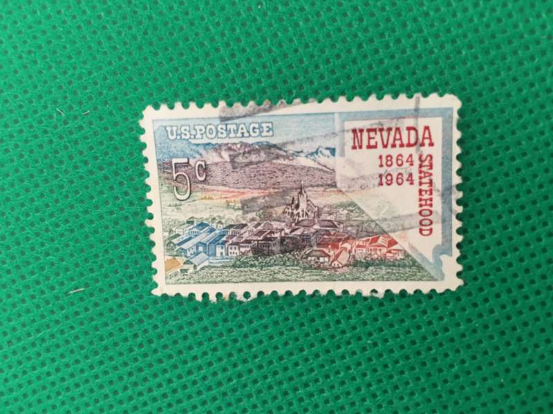 AMERICA USED STAMP 1964