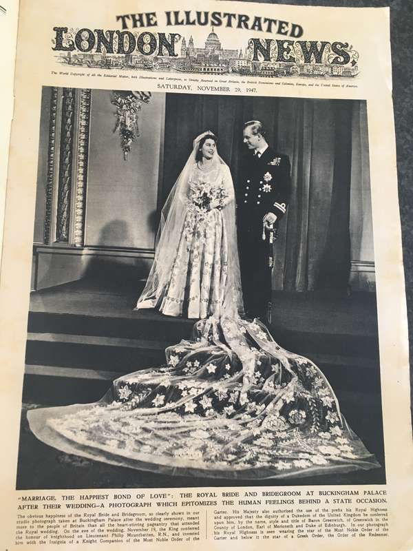 THE ILLUSTRATED LONDON NEWS - ROYAL WEDDING 1947