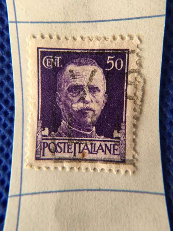 ITALY USED KING VICTOR POSTAGE STAMP