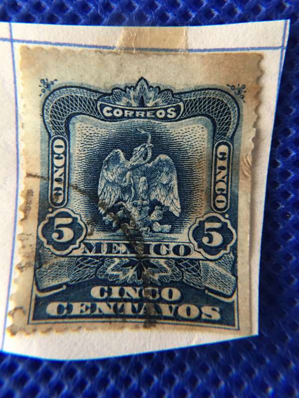 MEXICO USED EMBLEM 1899 POSTAGE STAMP