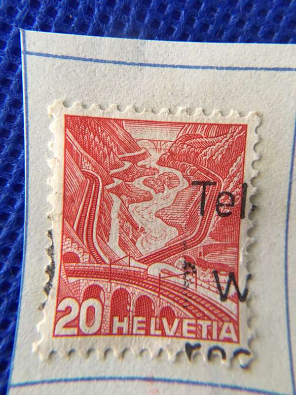 SWITZERLAND USED STAMP