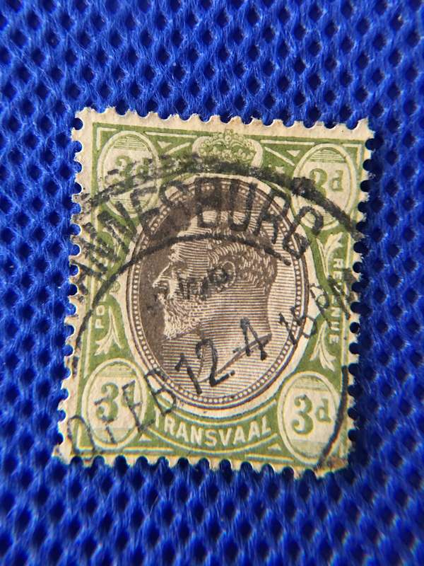 SOUTH AFRICA TRANSVAAL  KING EDWARD USED 3D