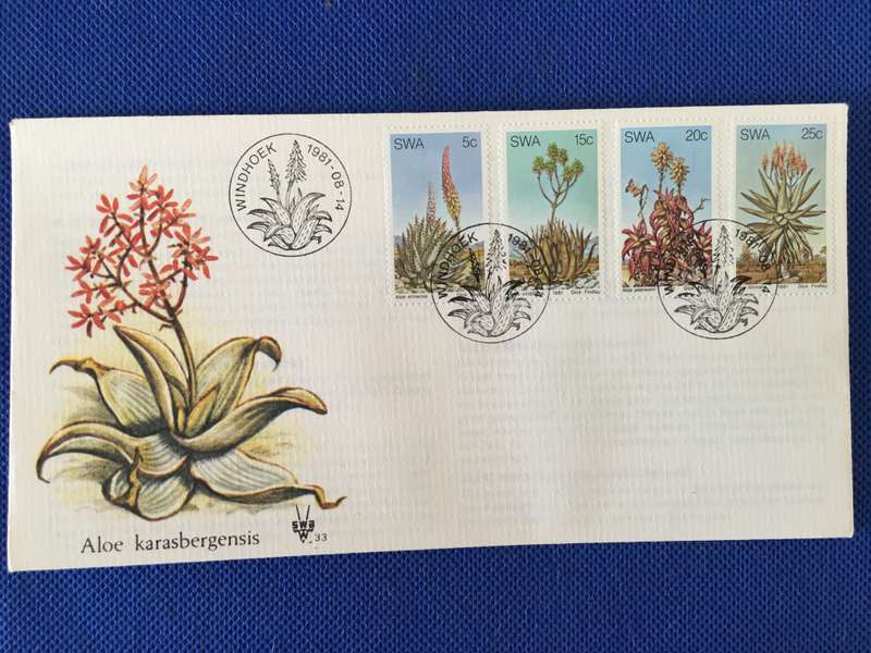 NAMIBIA FIRST DAY COVER - ALOE