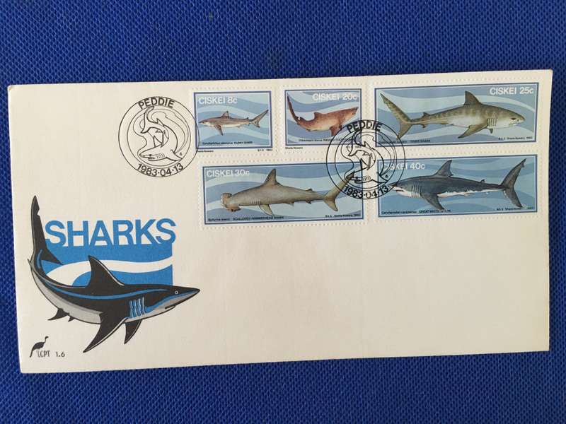 FIRST DAY COVER CISKEI - SHARKS