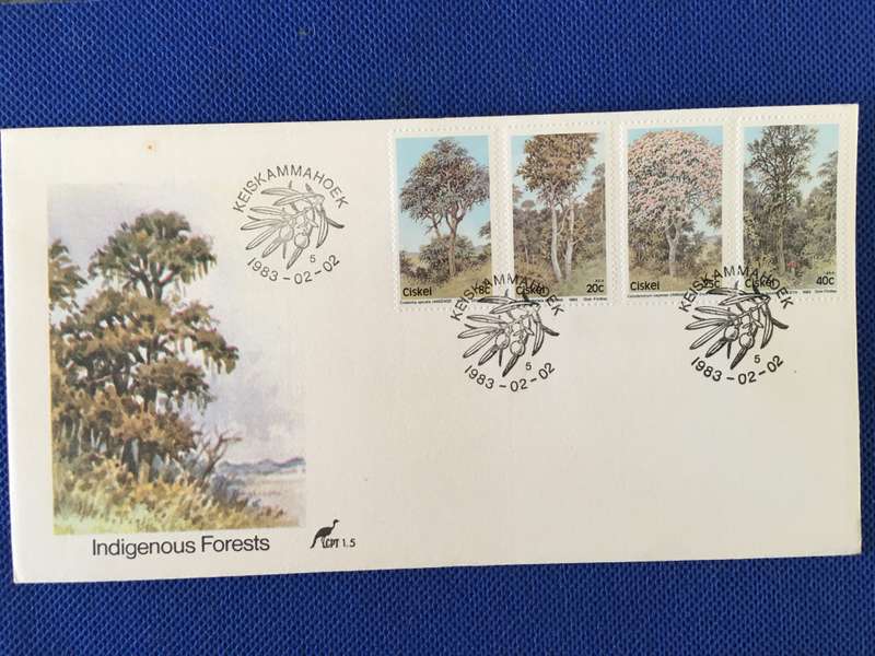 CISKEI FIRST DAY COVER  - INDIGENOUS FORESTS