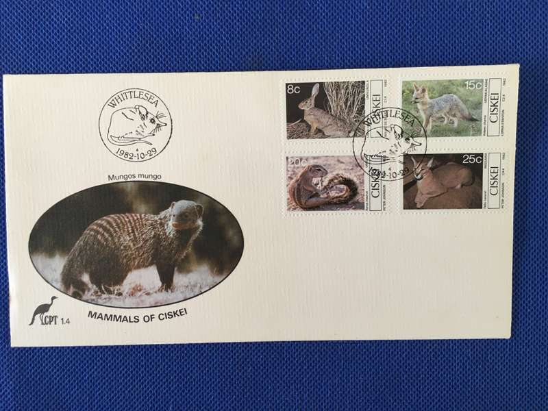 CISKEI FIRST DAY COVER - MAMMALS