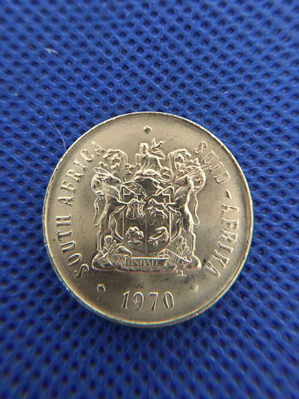 SOUTH AFRICA LOT OF - 10 COINS - (A14) all crested