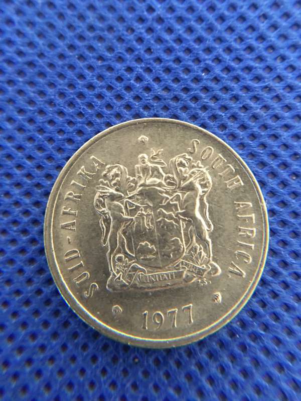 SOUTH AFRICA - COIN LOT R5 INAUGURATION - 50c  20c  5c  1c  5c  1/2c all crested  -  (A16)