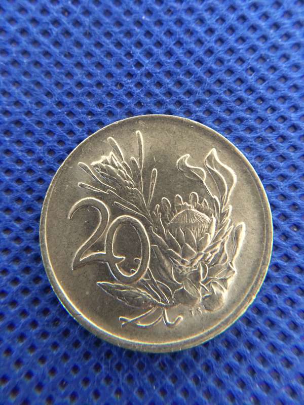 SOUTH AFRICA - COIN LOT R5 INAUGURATION - 50c  20c  5c  1c  5c  1/2c all crested  -  (A16)