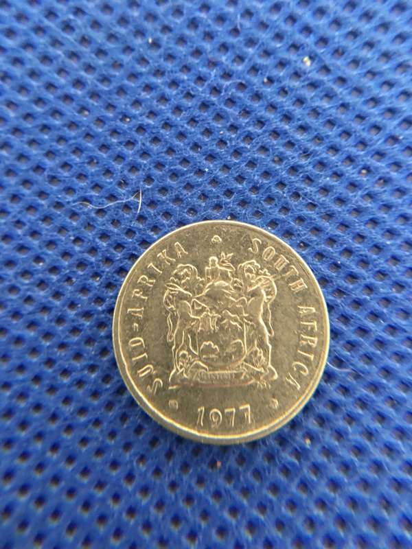 SOUTH AFRICA - COIN LOT R5 INAUGURATION - 50c  20c  5c  1c  5c  1/2c all crested  -  (A16)