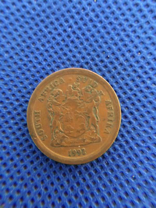 SOUTH AFRICA - COIN LOT R5 INAUGURATION - 50c  20c  5c  1c  5c  1/2c all crested  -  (A16)