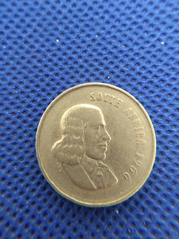SOUTH AFRICA - 20c  COIN - 1966 ENGLISH - JAN VAN RIEBEECK