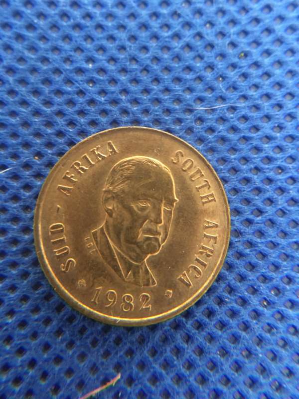 SOUTH AFRICA - 1c COIN PRESIDENT VORSTER GREAT CONDITION