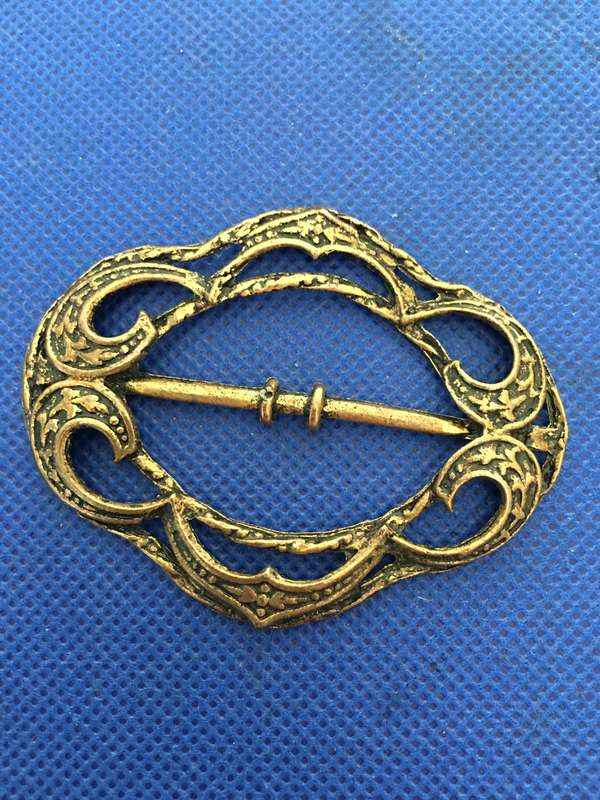 ANTIQUE BRASS BUCKLE