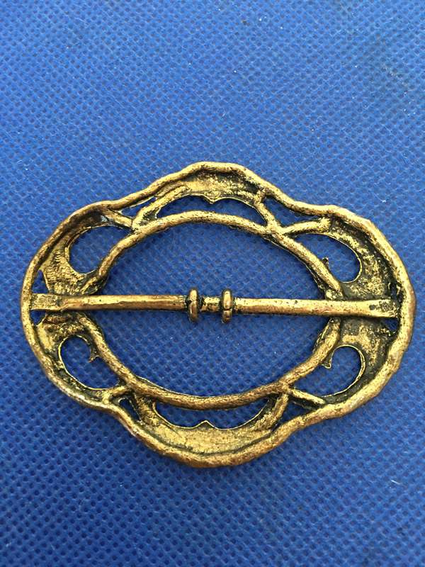 ANTIQUE BRASS BUCKLE
