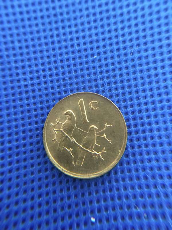 SOUTH AFRICA - LOT OF 5 COINS -  20c  5c  1c  5c  2c  - (A6) ALL CRESTED
