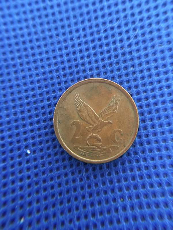 SOUTH AFRICA - LOT OF 5 COINS -  20c  5c  1c  5c  2c  - (A6) ALL CRESTED