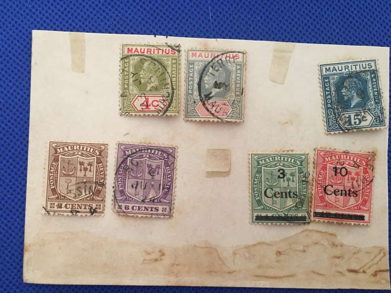 MAURITIUS LOT OF USED STAMPS