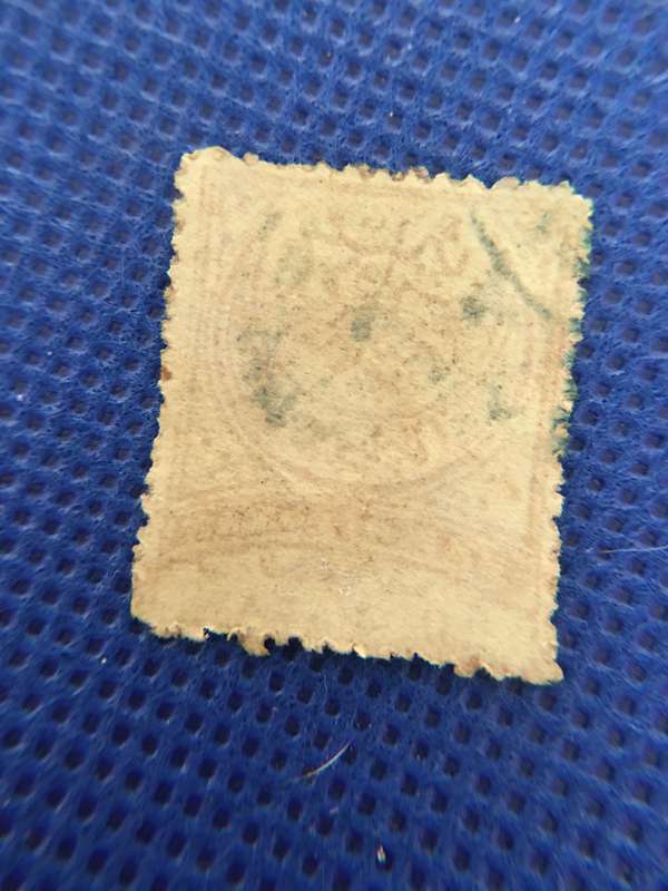 TURKEY USED CRESCENT MOON 1876 USED STAMP