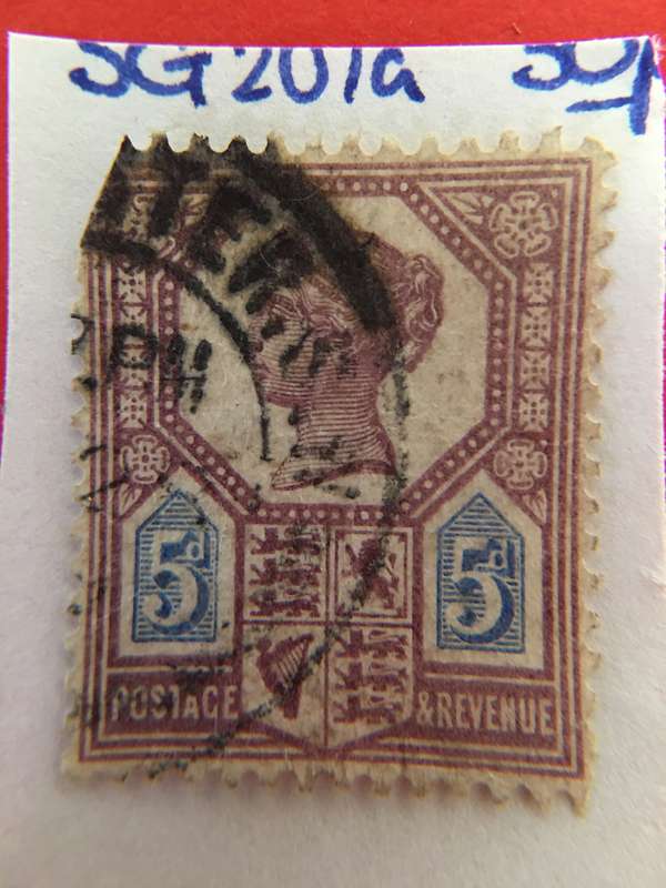 QUEEN VICTORIA 1887 USED POSTAGE STAMP