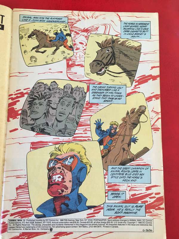 DC COMICS - ANIMAL MAN - NO. 28 - 1990