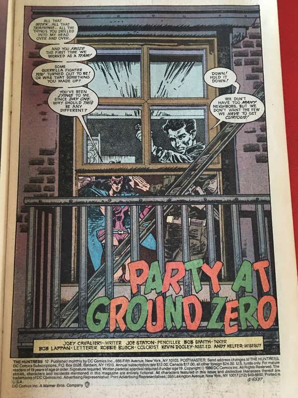 DC COMICS - THE HUNTRESS - NO. 12 - 1990