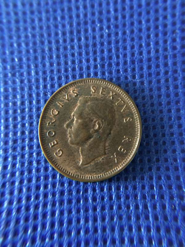 SOUTH AFRICA 1/4 D PENNY 1950