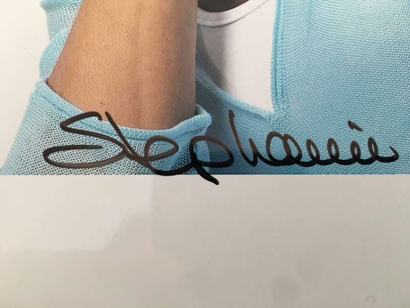 AUTOGRAPHED / SIGNED - PRINCESS STEPANIE OF MONACO