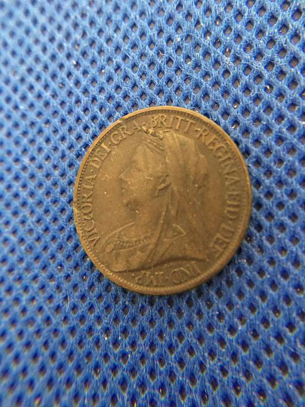 GREAT BRITAIN  - FARTHING - 1901 QUEEN VICTORIA  - GREAT DETAIL